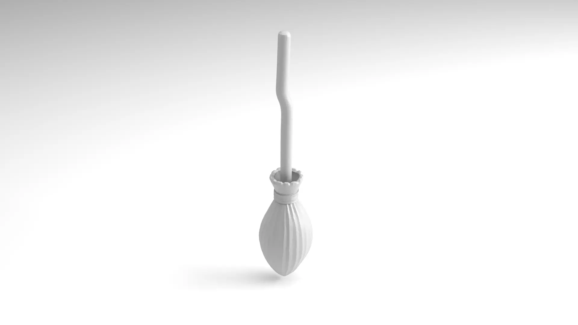 Witchs broom Figure 3D Printable Model 3D print model_1