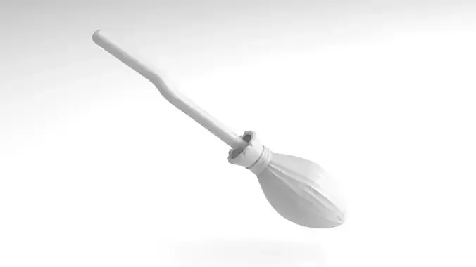 Witchs broom Figure 3D Printable Model