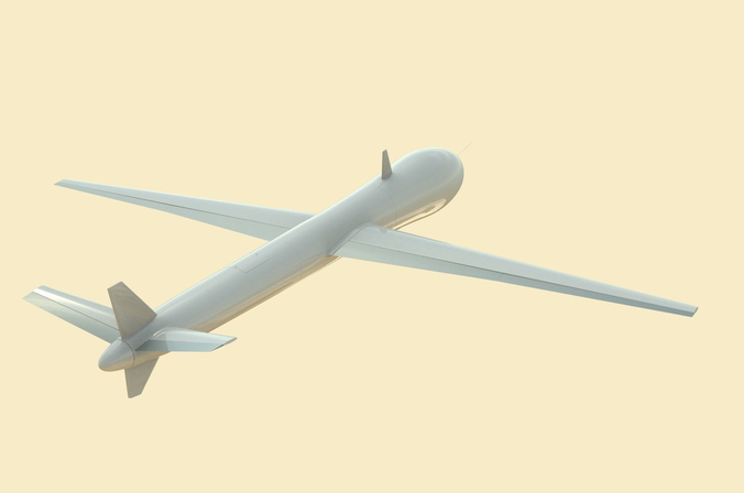 Unmanned airplane Free 3D model
