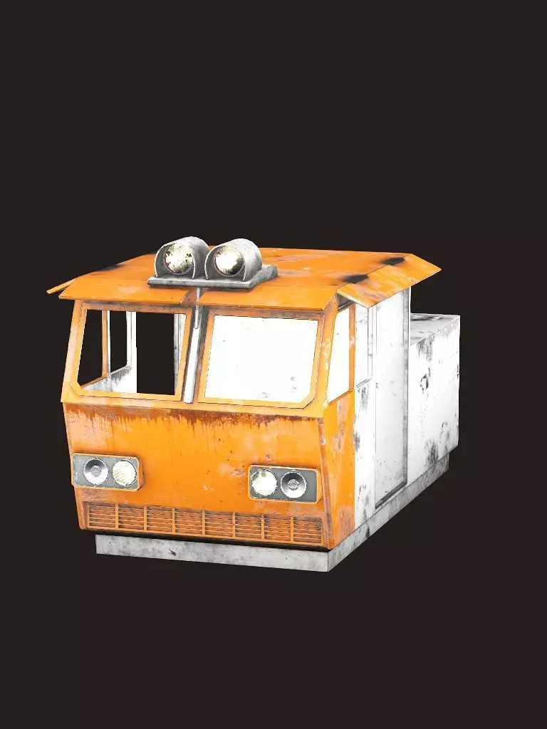 Old Fishing Boat Low Poly 3D Model Low-poly 3D model_12