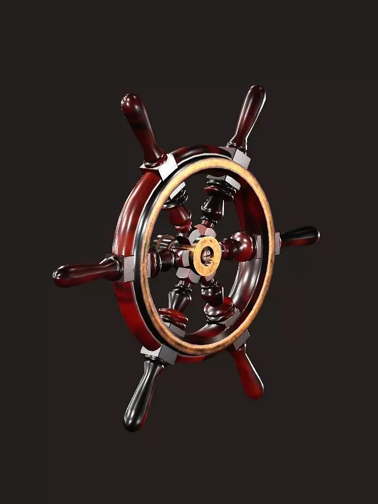 Old Fishing Boat Low Poly 3D Model Low-poly 3D model_13