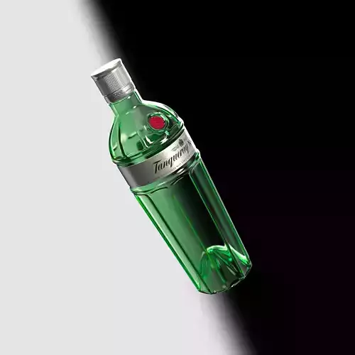 TANQUERAY TEN - OLD VERSION GIN BOTTLE