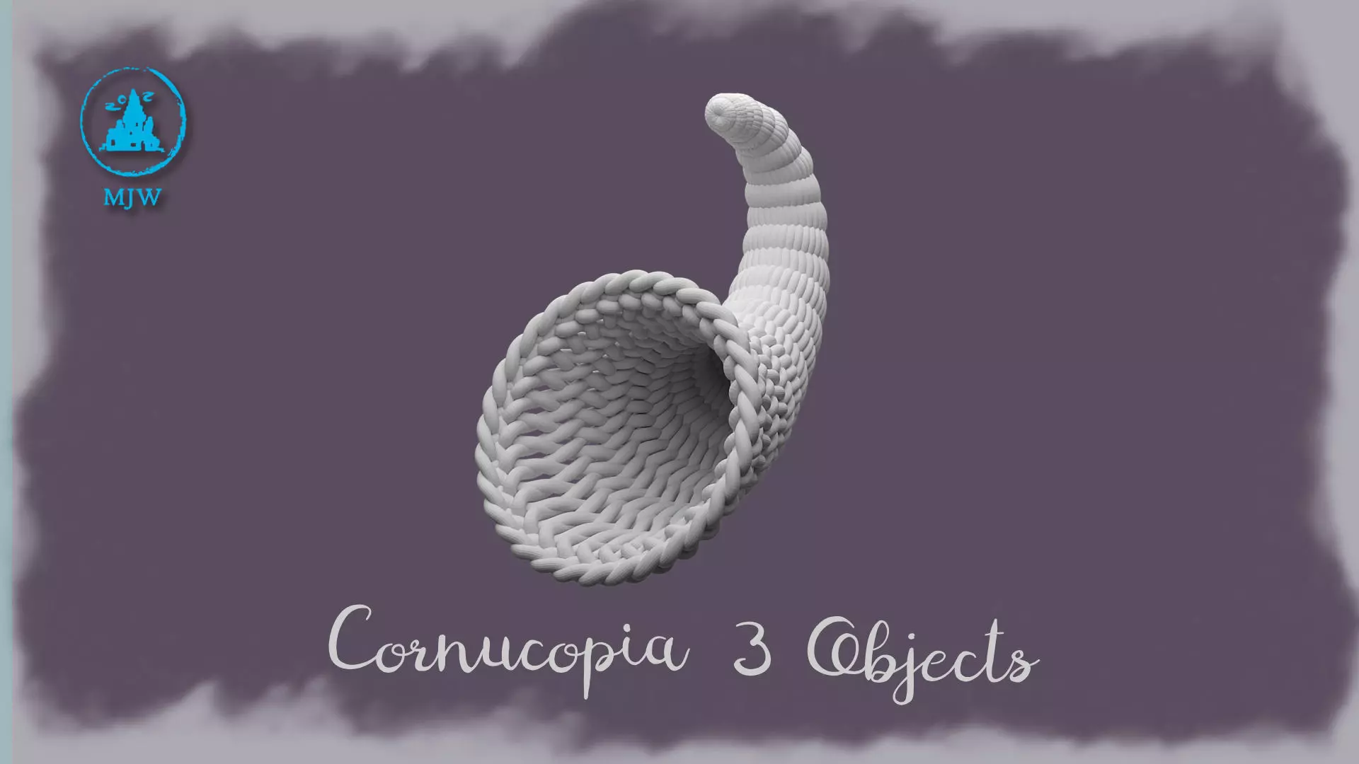 Cornucopia Horn of Abundance Miniature 3D Models 3D print model_7