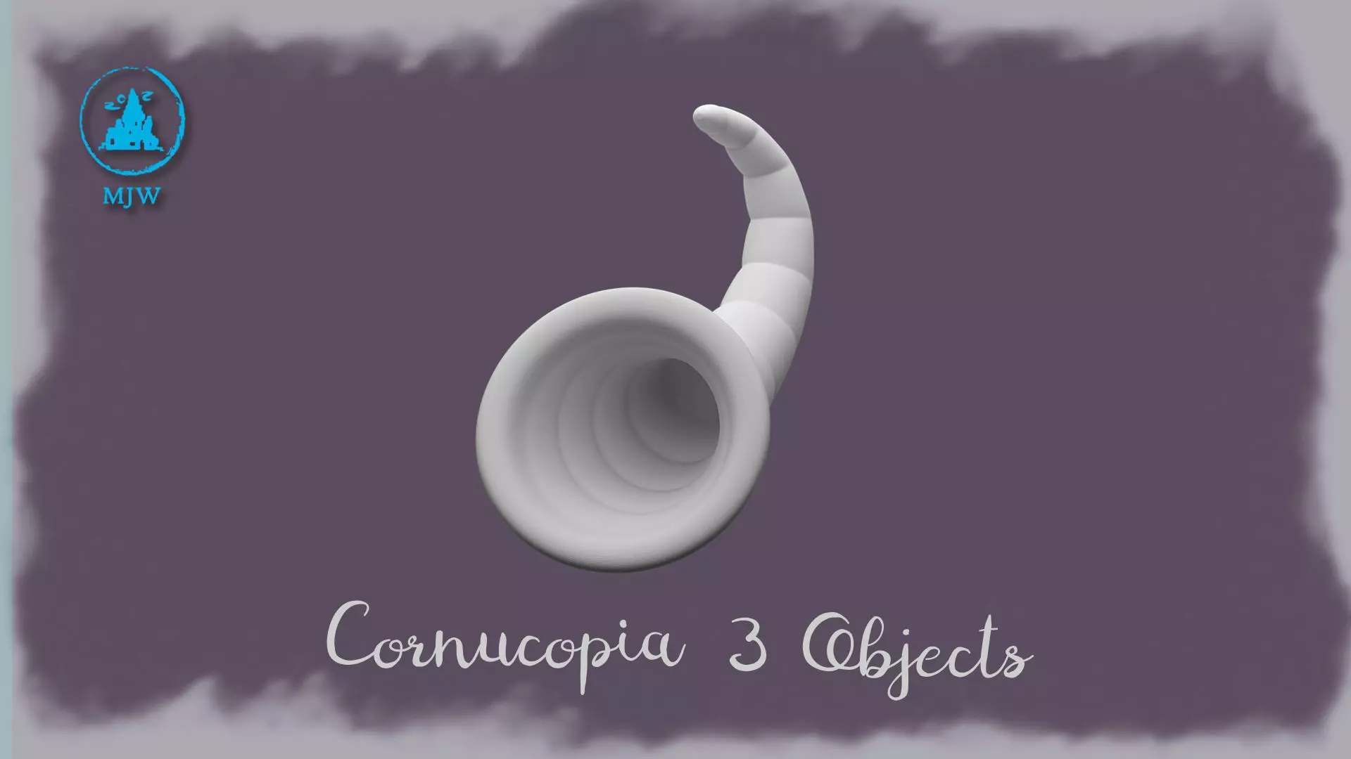 Cornucopia Horn of Abundance Miniature 3D Models 3D print model_9