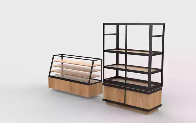 Bakery display collection 3D model
