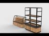 Bakery display collection 3D model_1
