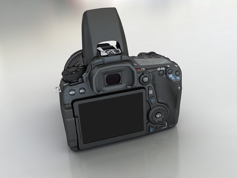 Canon 70D 3D model_2