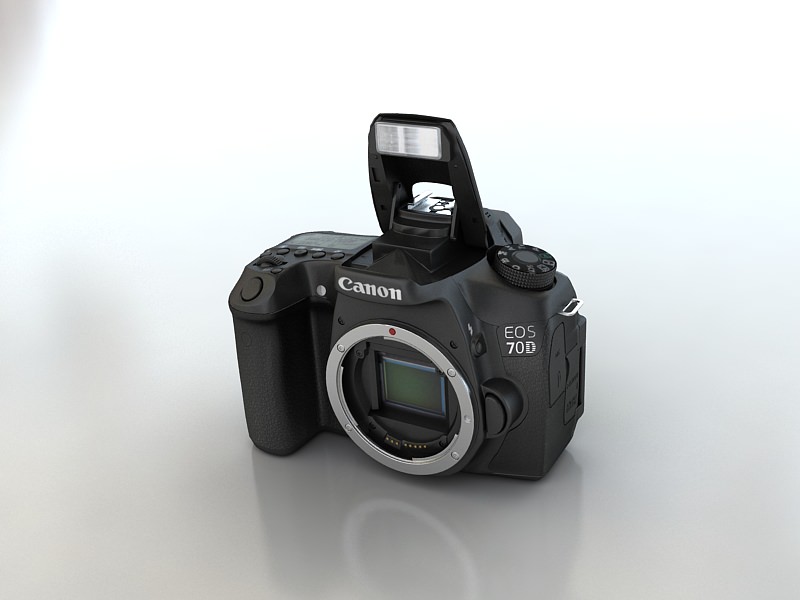 Canon 70D 3D model_4