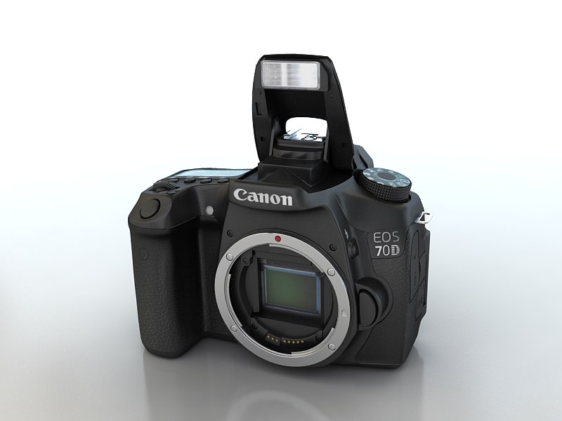 Canon 70D 3D model_8
