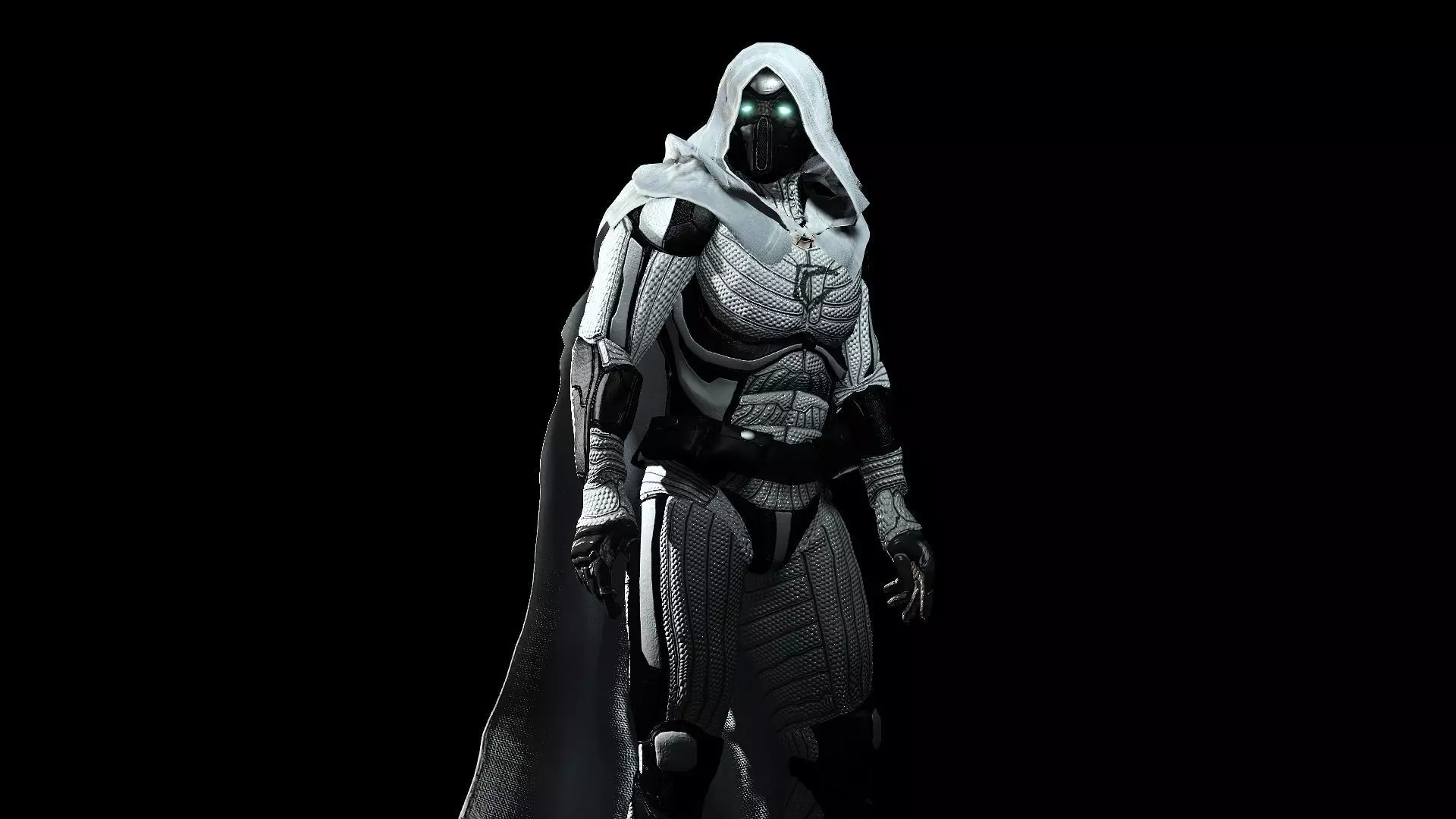 Moon Knight Low-poly 3D model_12