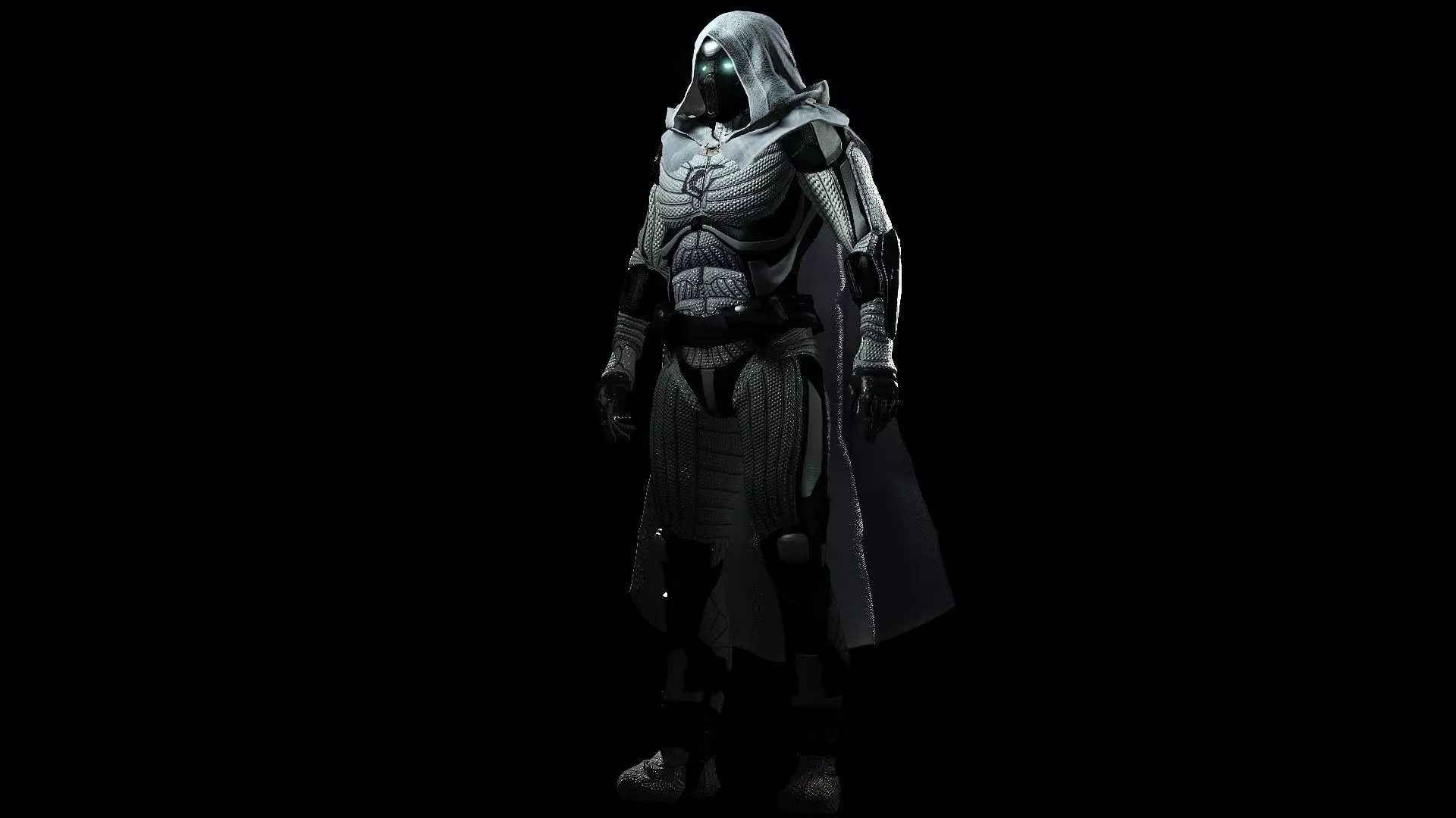 Moon Knight Low-poly 3D model_19