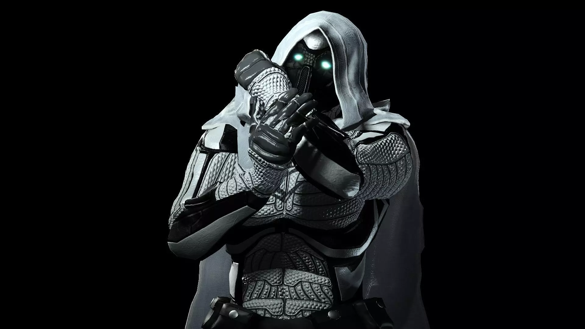 Moon Knight Low-poly 3D model_8