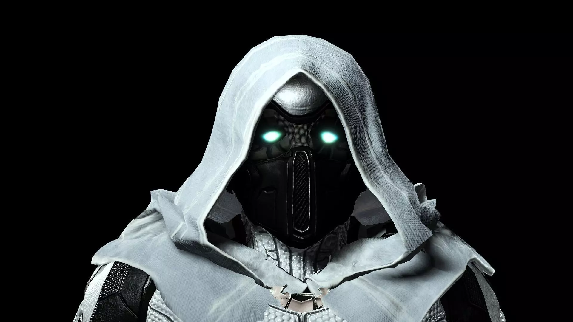 Moon Knight Low-poly 3D model_2