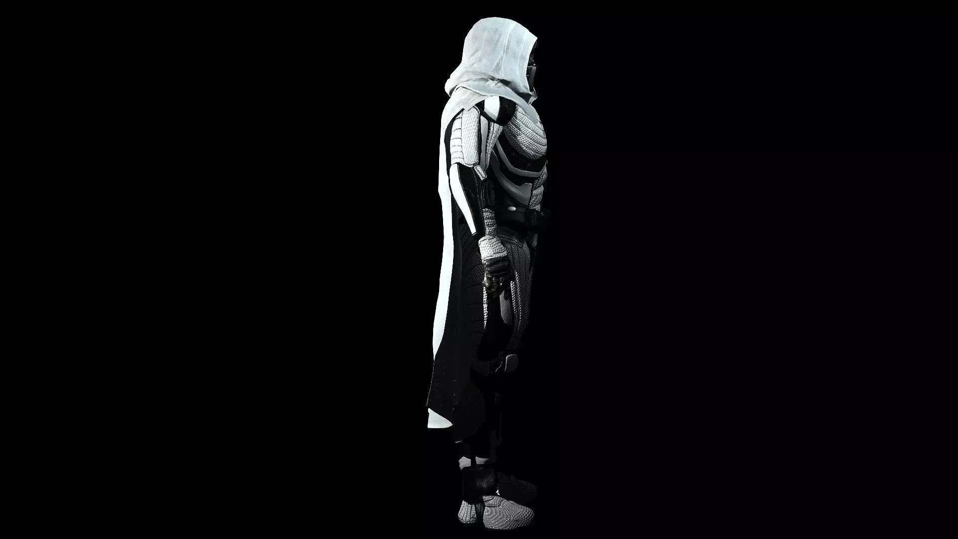 Moon Knight Low-poly 3D model_14