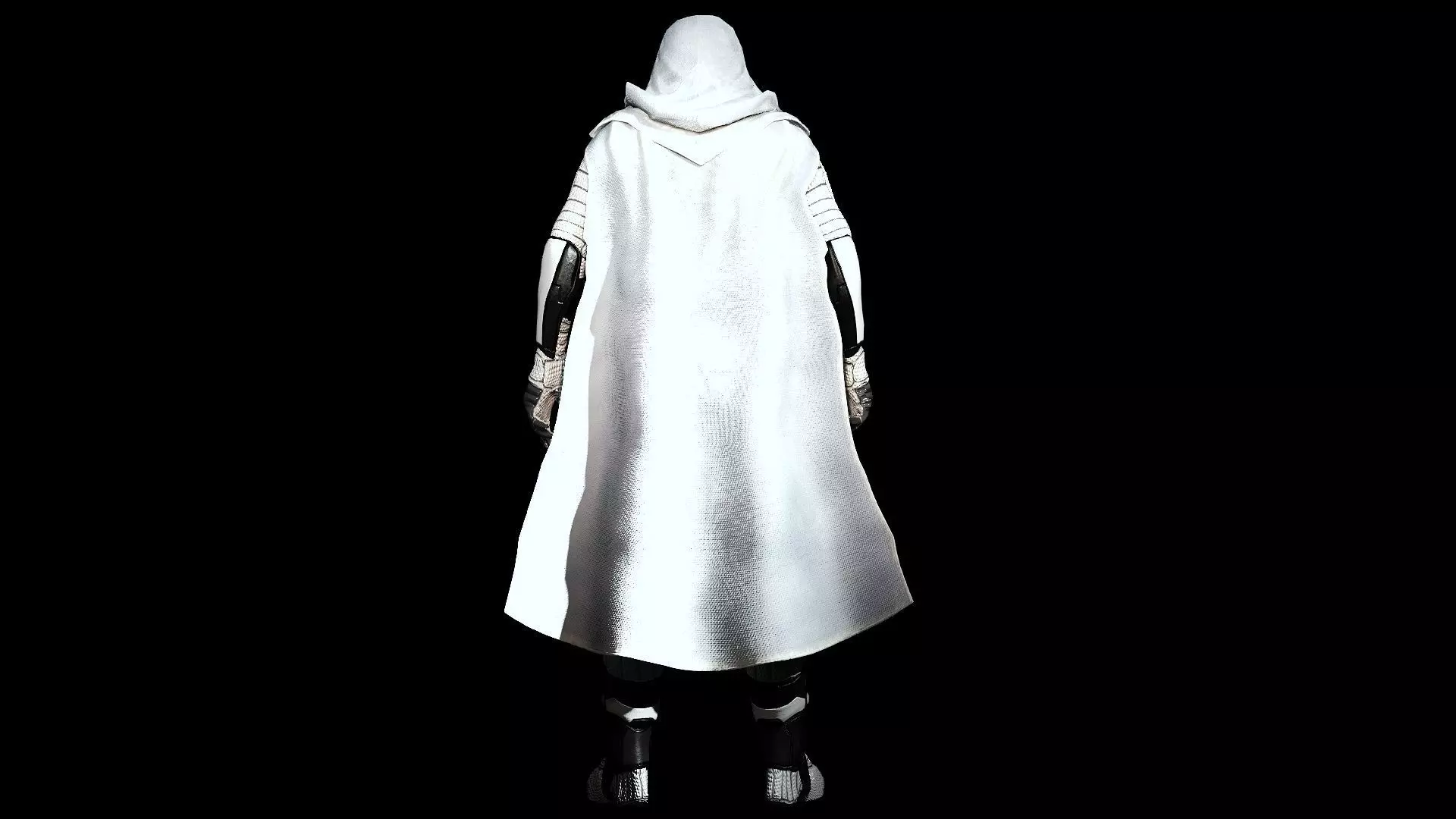 Moon Knight Low-poly 3D model_16