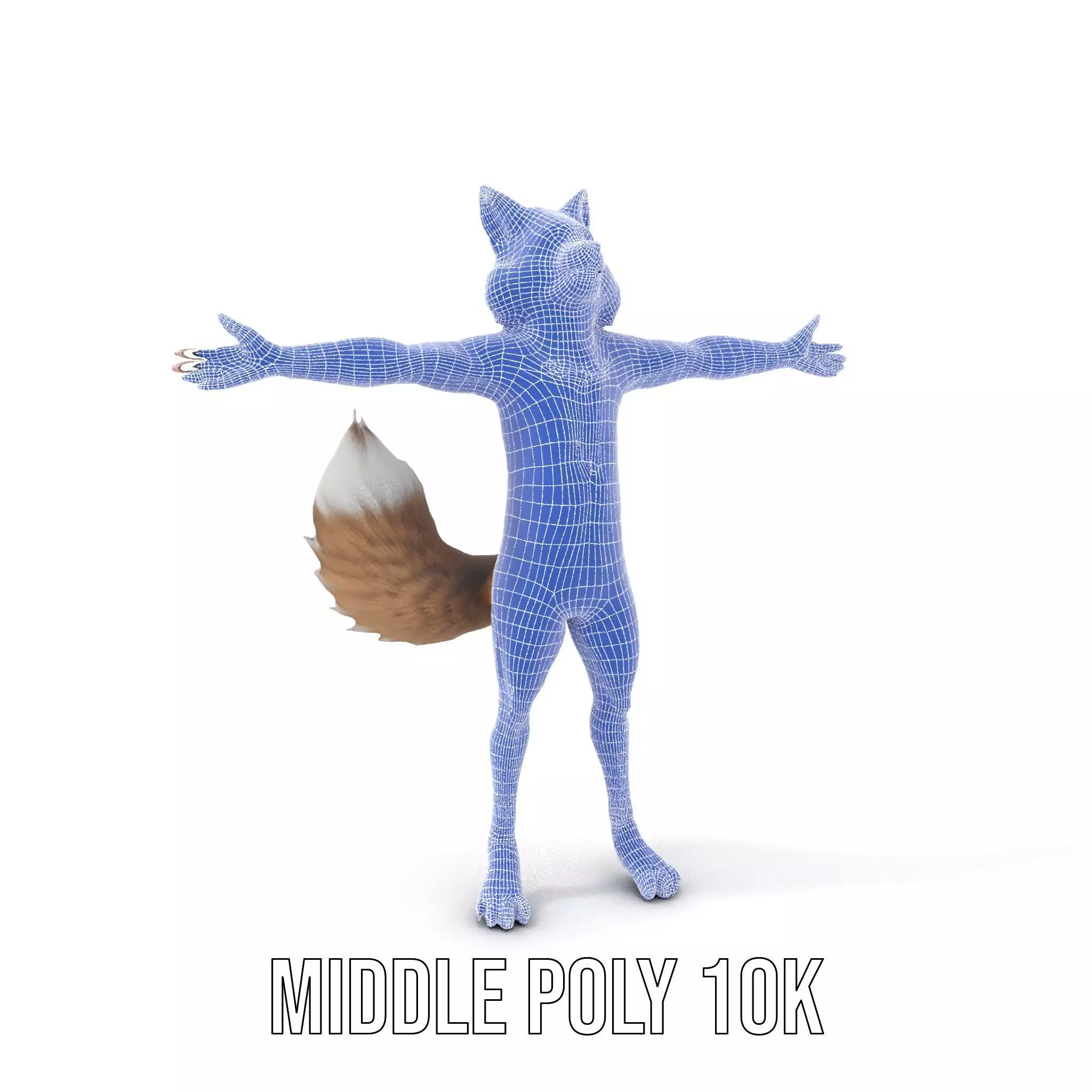 Fox Creature model pack Low-poly 3D model_22