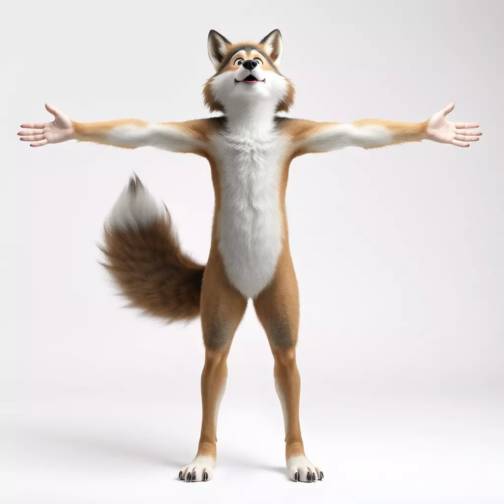 Fox Creature model pack Low-poly 3D model_3