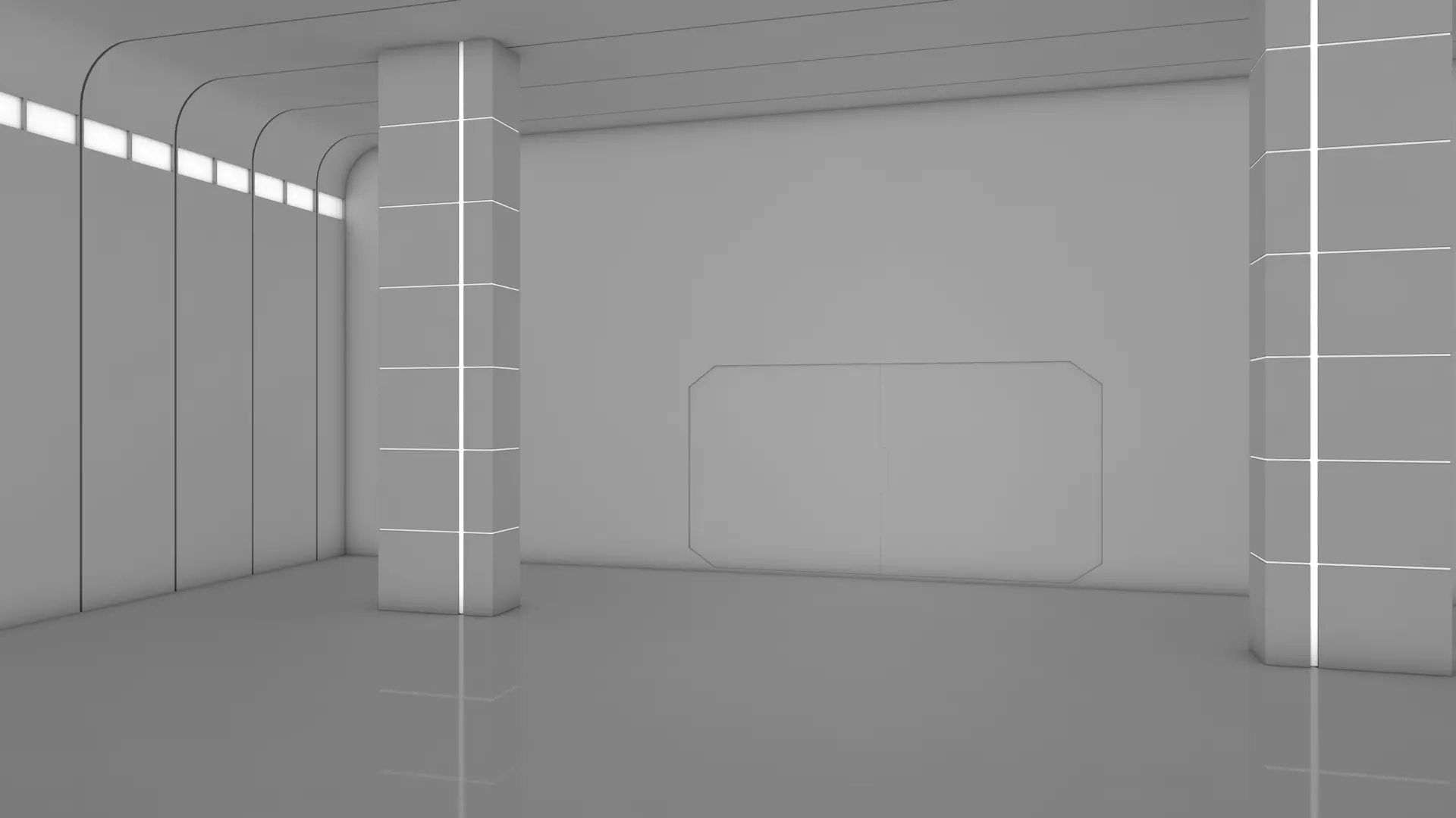 Sci Fi Warehouse 3D model_3