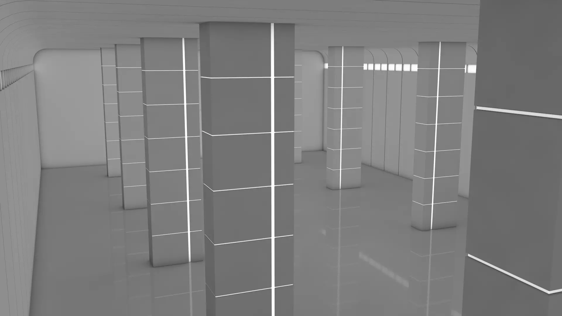 Sci Fi Warehouse 3D model_5