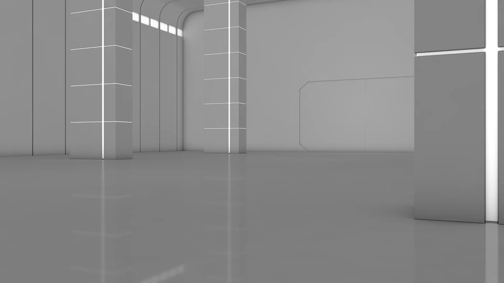Sci Fi Warehouse 3D model_6