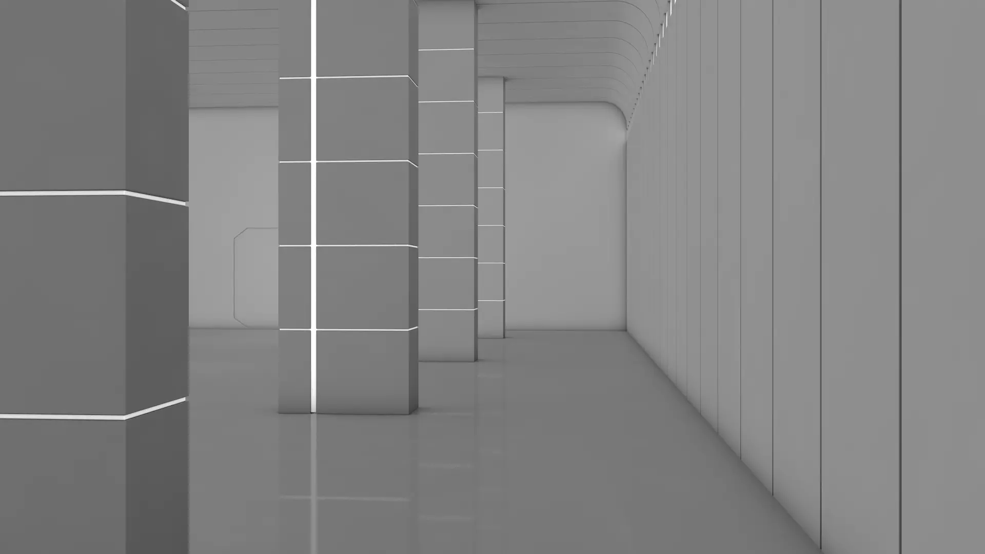 Sci Fi Warehouse 3D model_8