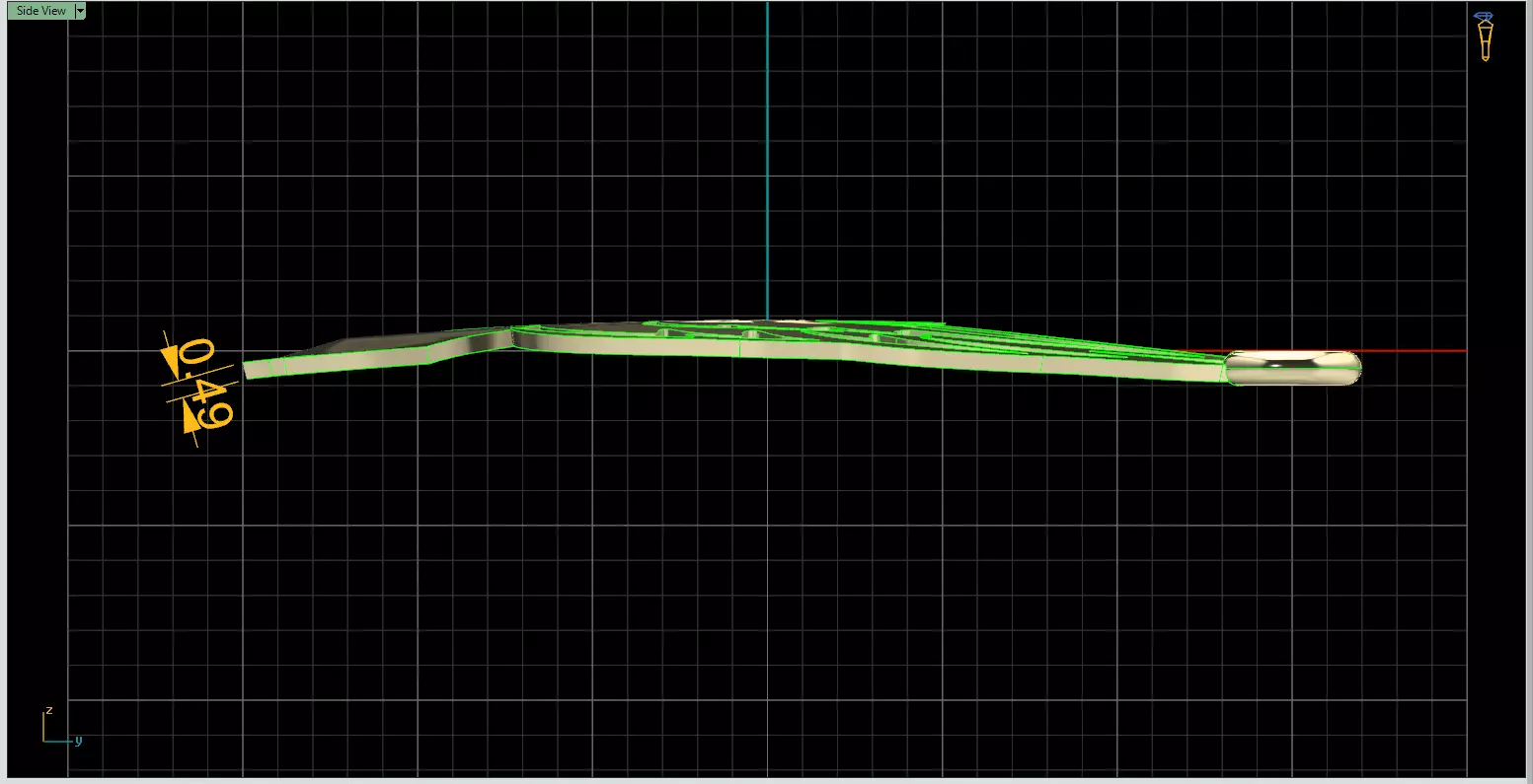 The Majestic Eagle Pendant CAD File Item 24 3D print model_6