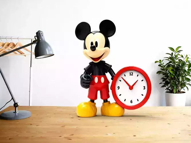 Mickey Mouse desk clock