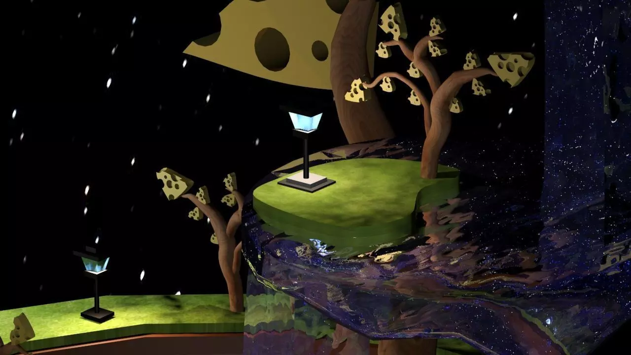 cheese land 3D model_1