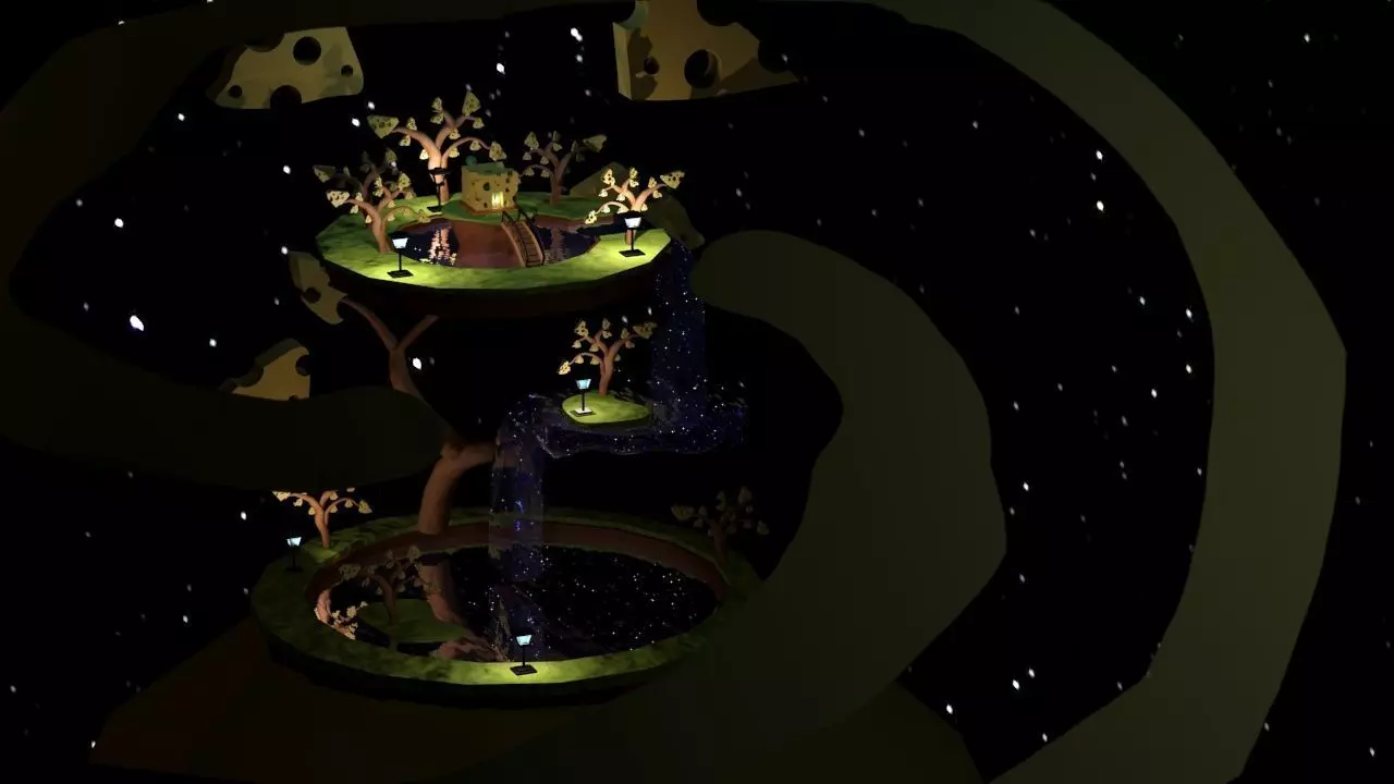 cheese land 3D model_0