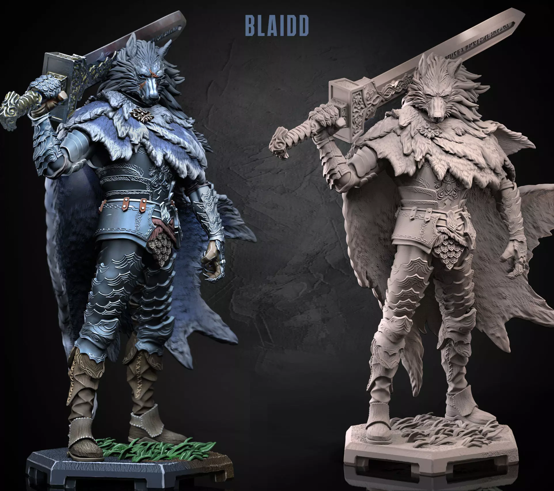 Blaidd v1 3D print model