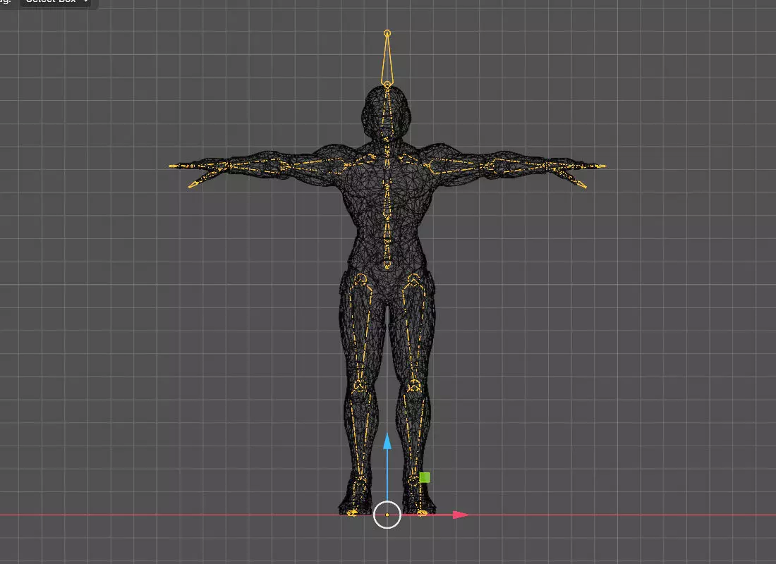 Future Soldier Game Ready lowpoly 3d model Low-poly 3D model_2