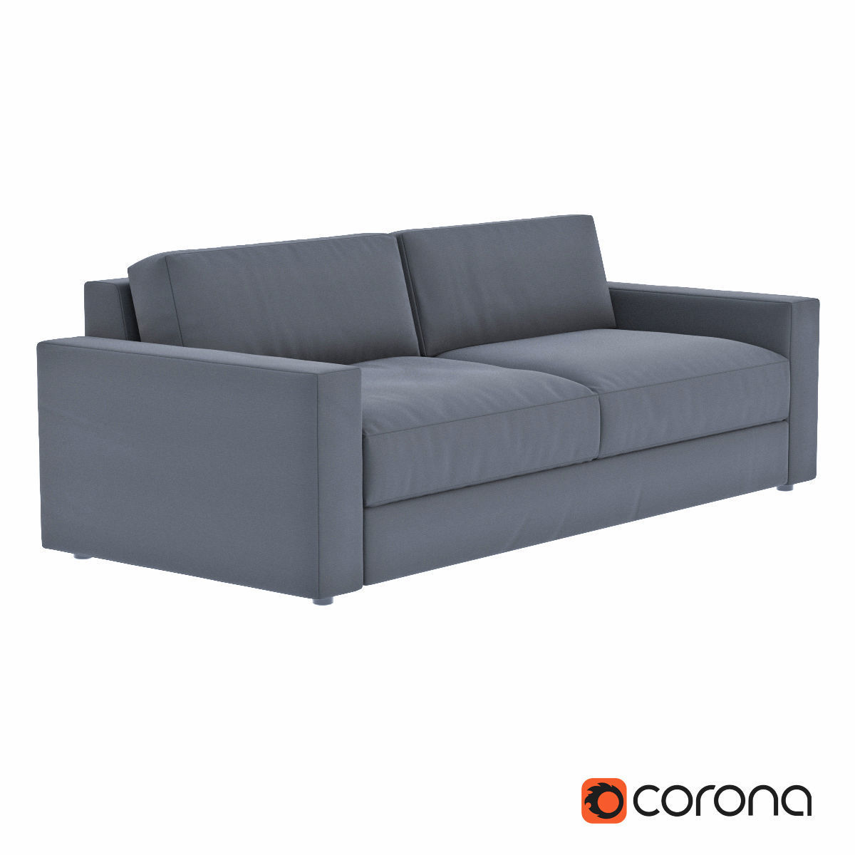 West Elm Sofa collection 3D model_32
