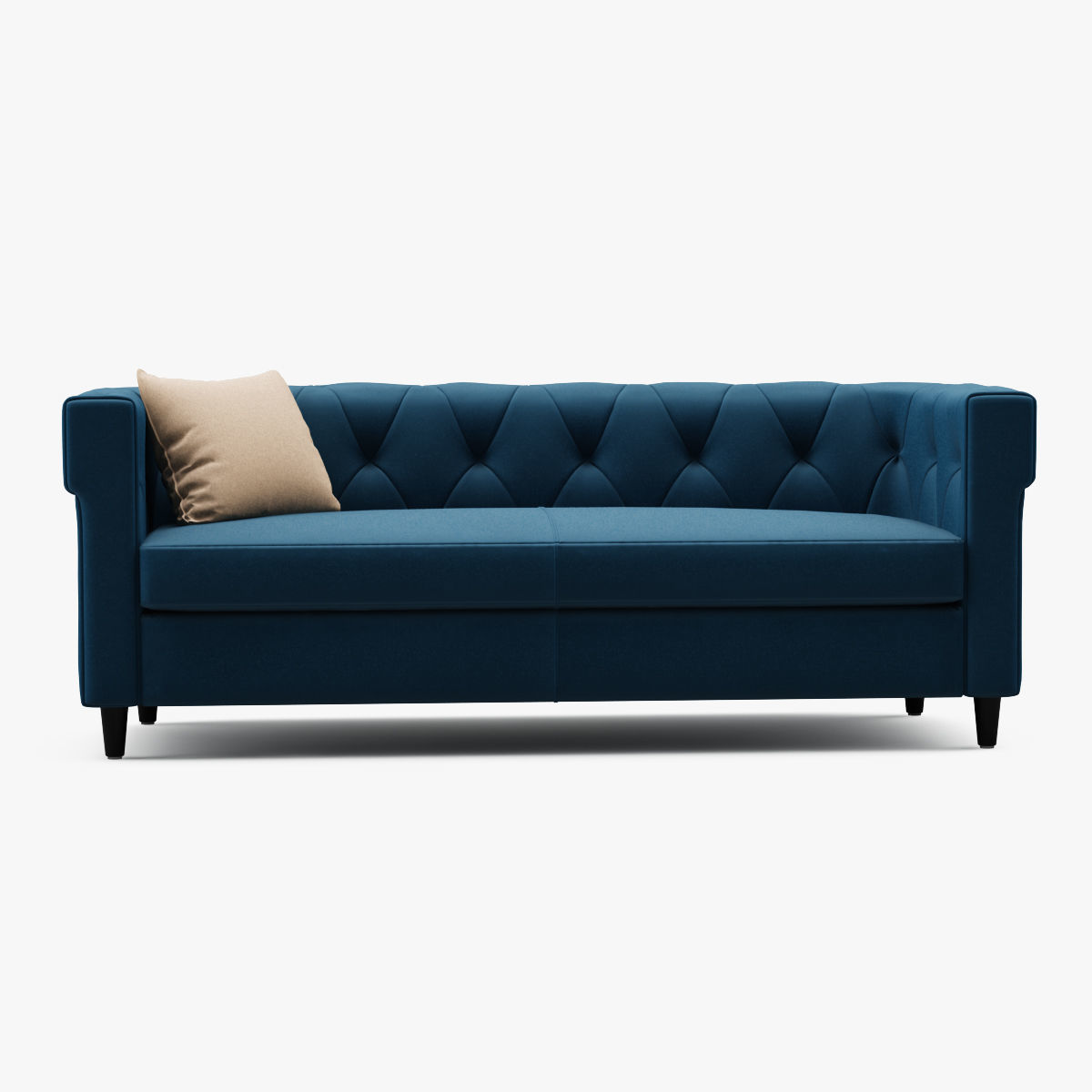 West Elm Sofa collection 3D model_8