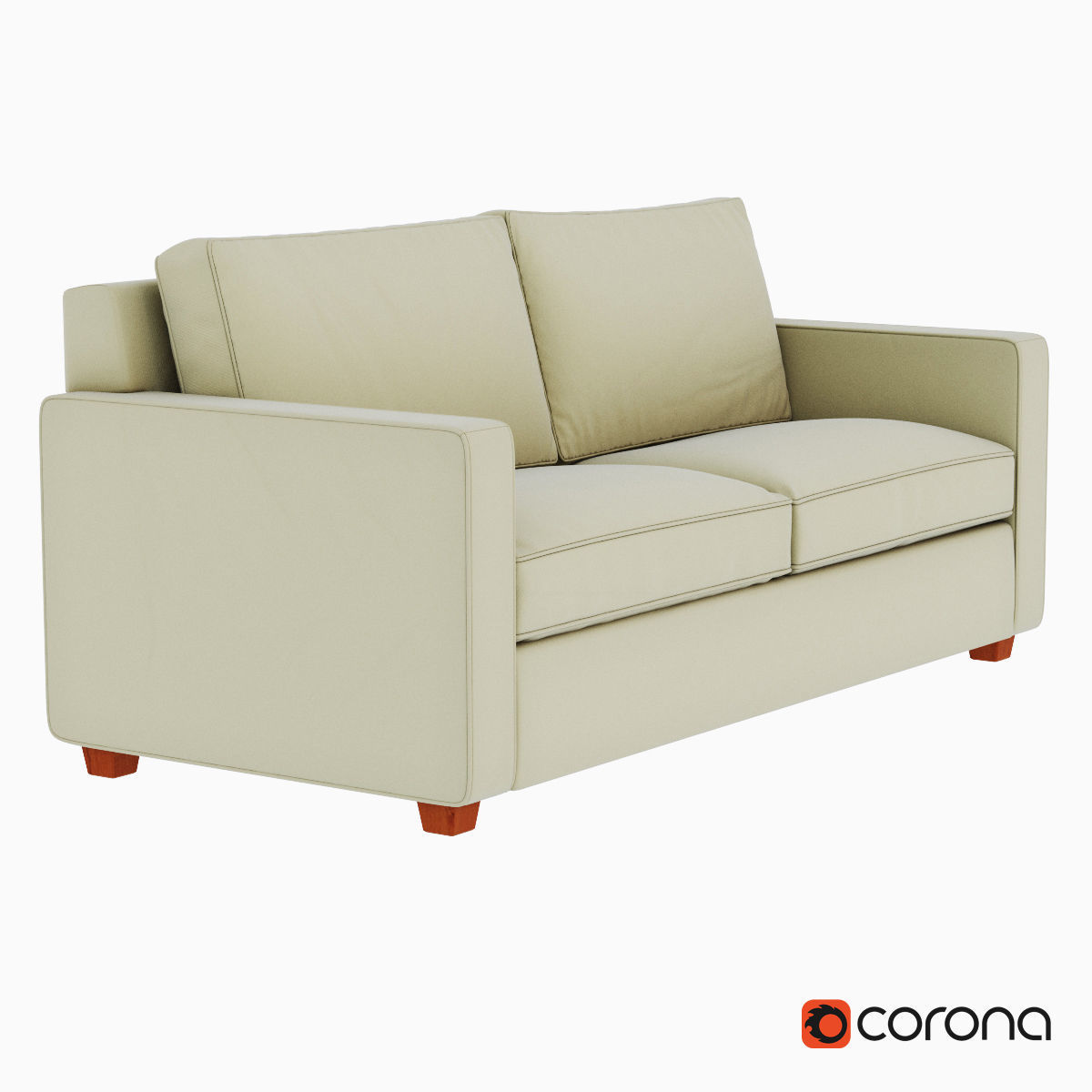 West Elm Sofa collection 3D model_17