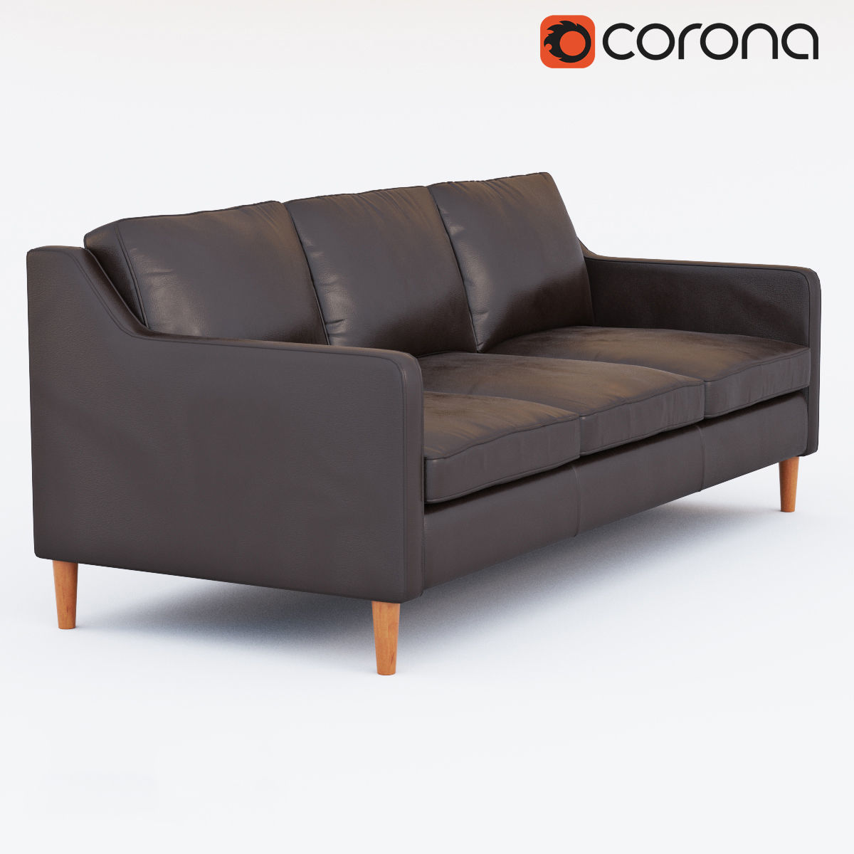 West Elm Sofa collection 3D model_16