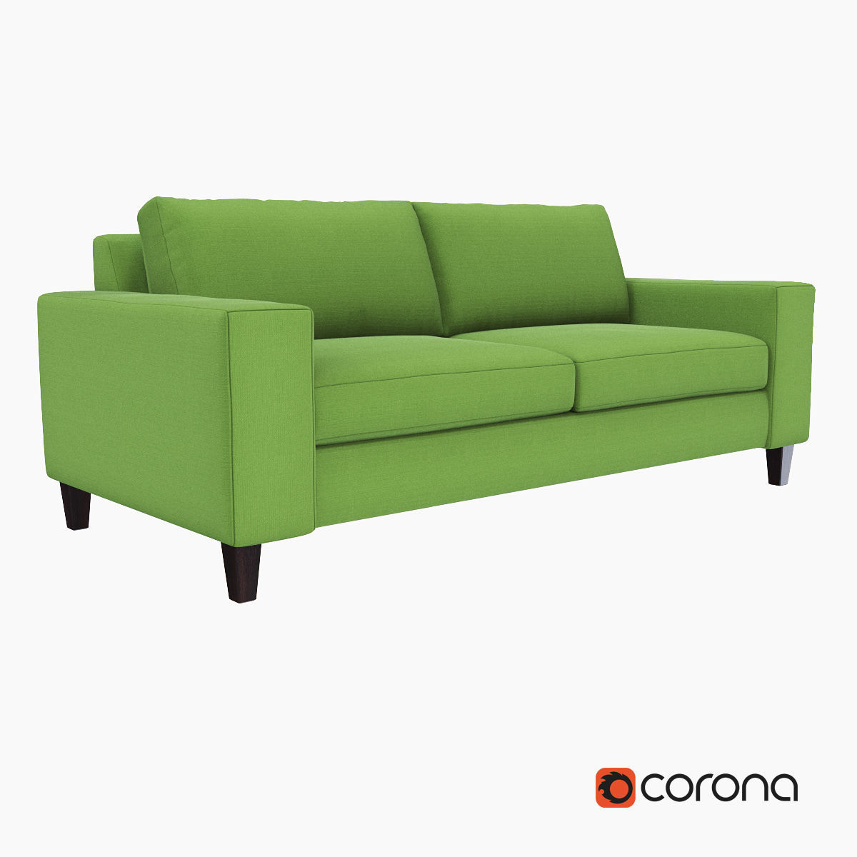 West Elm Sofa collection 3D model_34