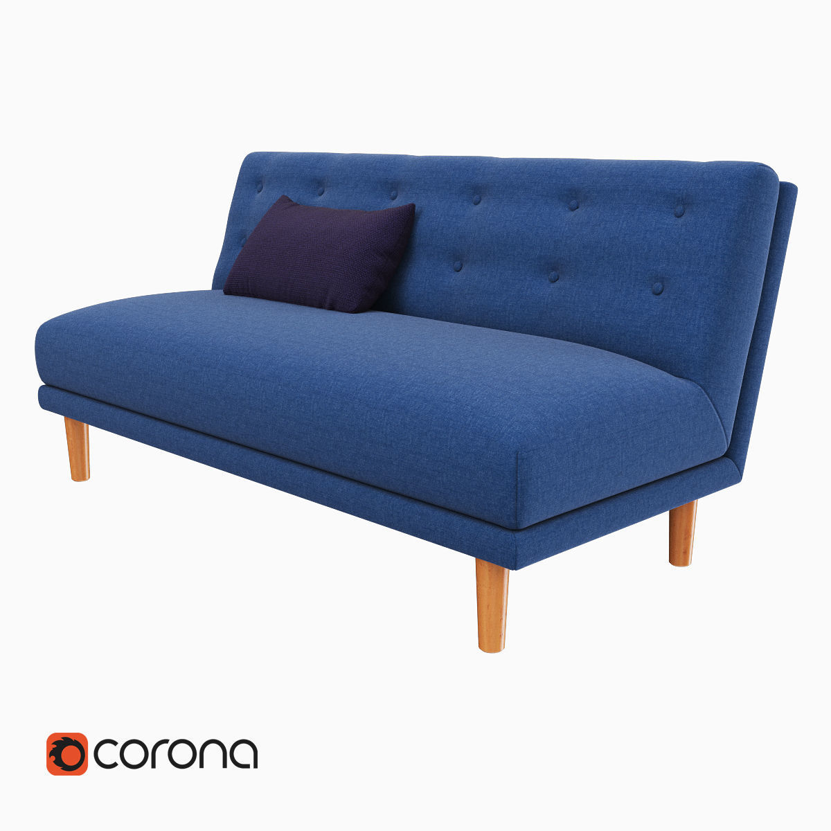 West Elm Sofa collection 3D model_29