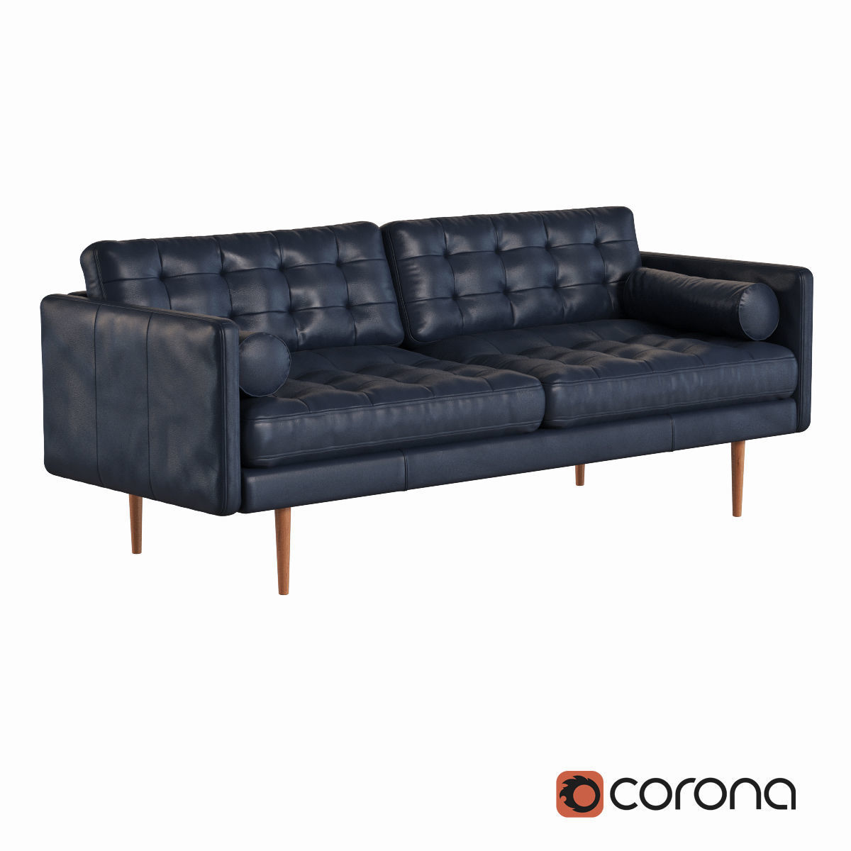 West Elm Sofa collection 3D model_24