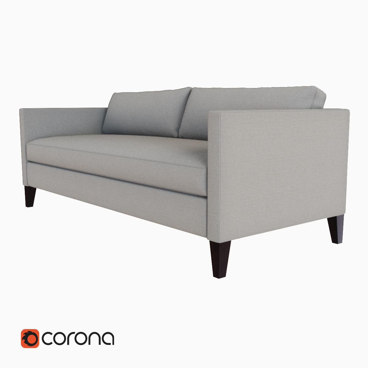 West Elm Sofa collection 3D model_13