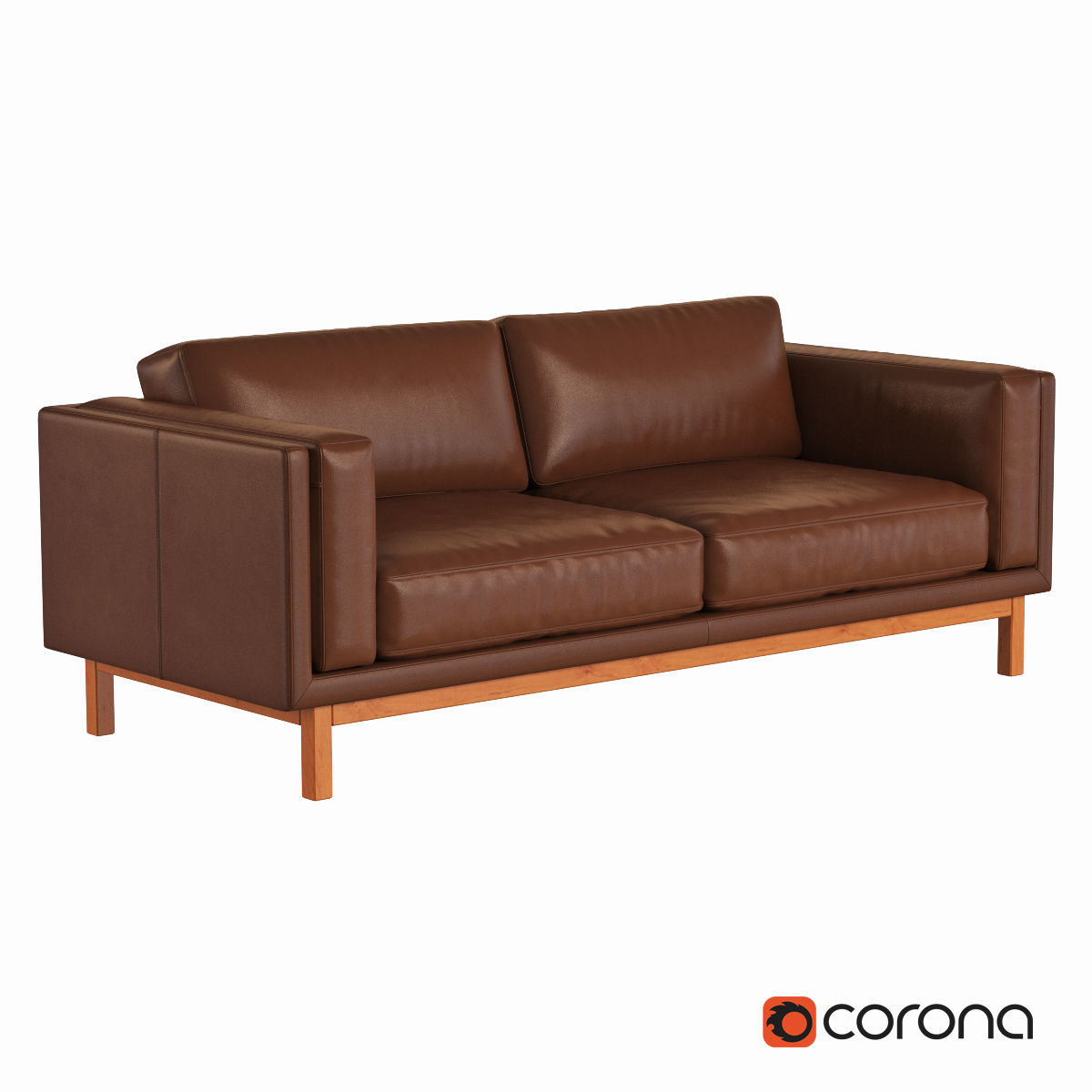 West Elm Sofa collection 3D model_10