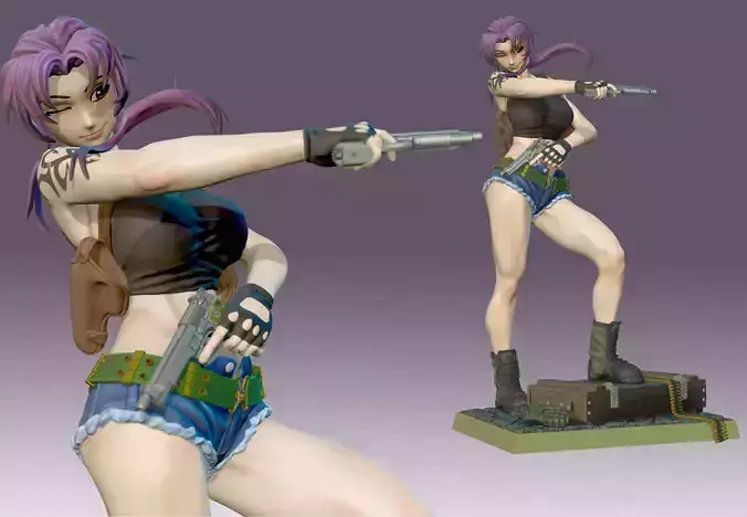 Black Lagoon Revy FIgure standar version