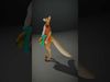 Cheerful Kangaroo model pack Low-poly 3D model_2