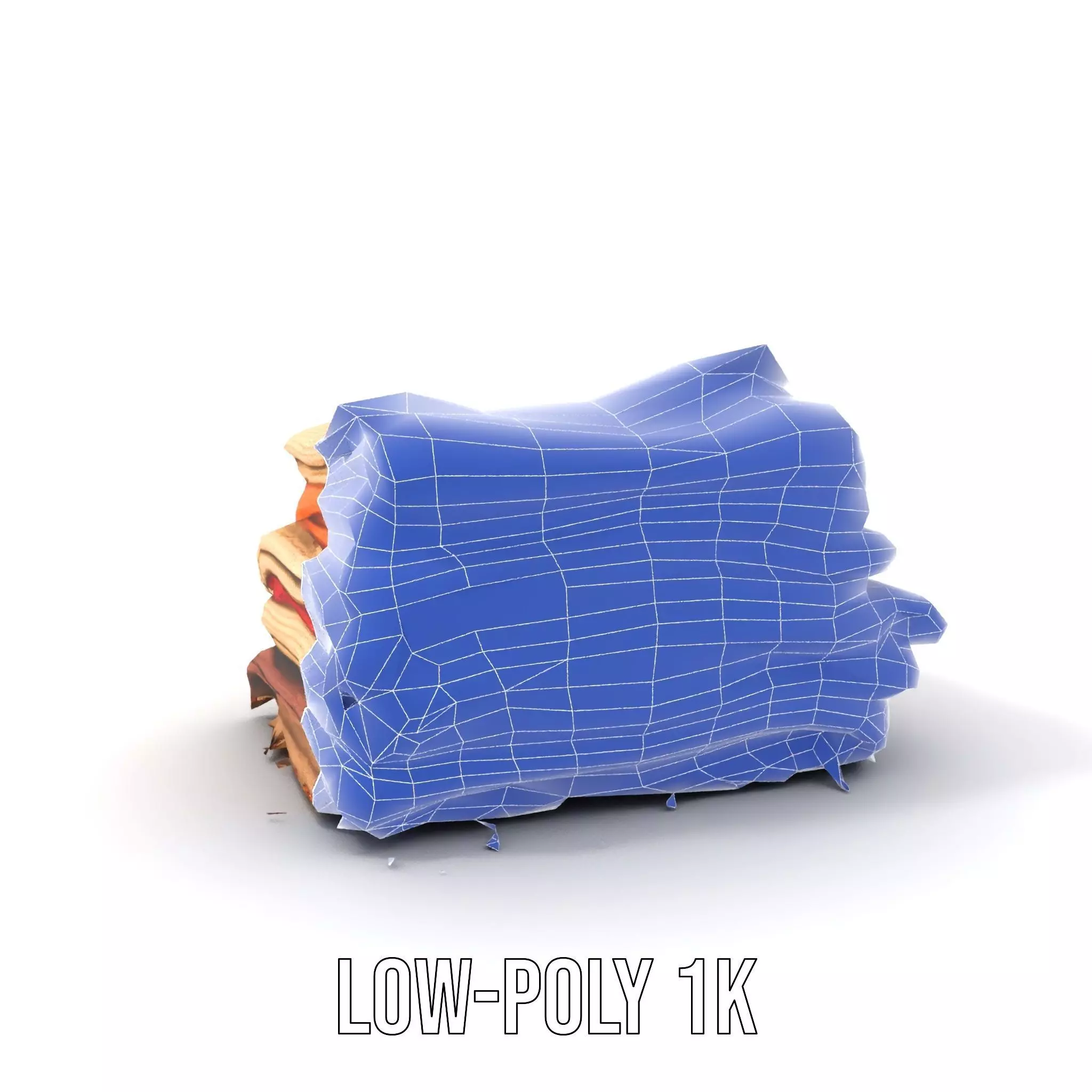 Cozy Woven Blanket model pack Low-poly 3D model_15