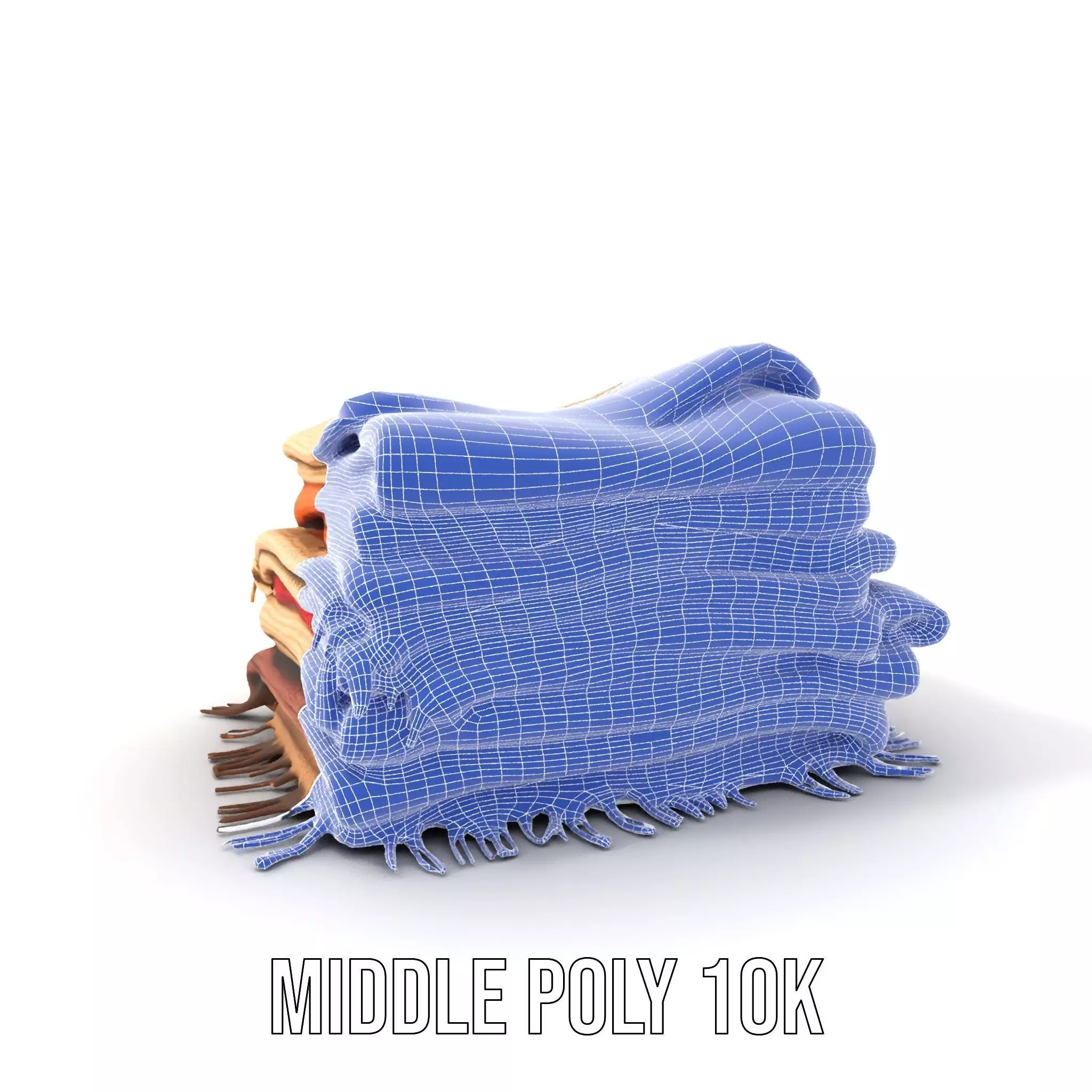 Cozy Woven Blanket model pack Low-poly 3D model_14