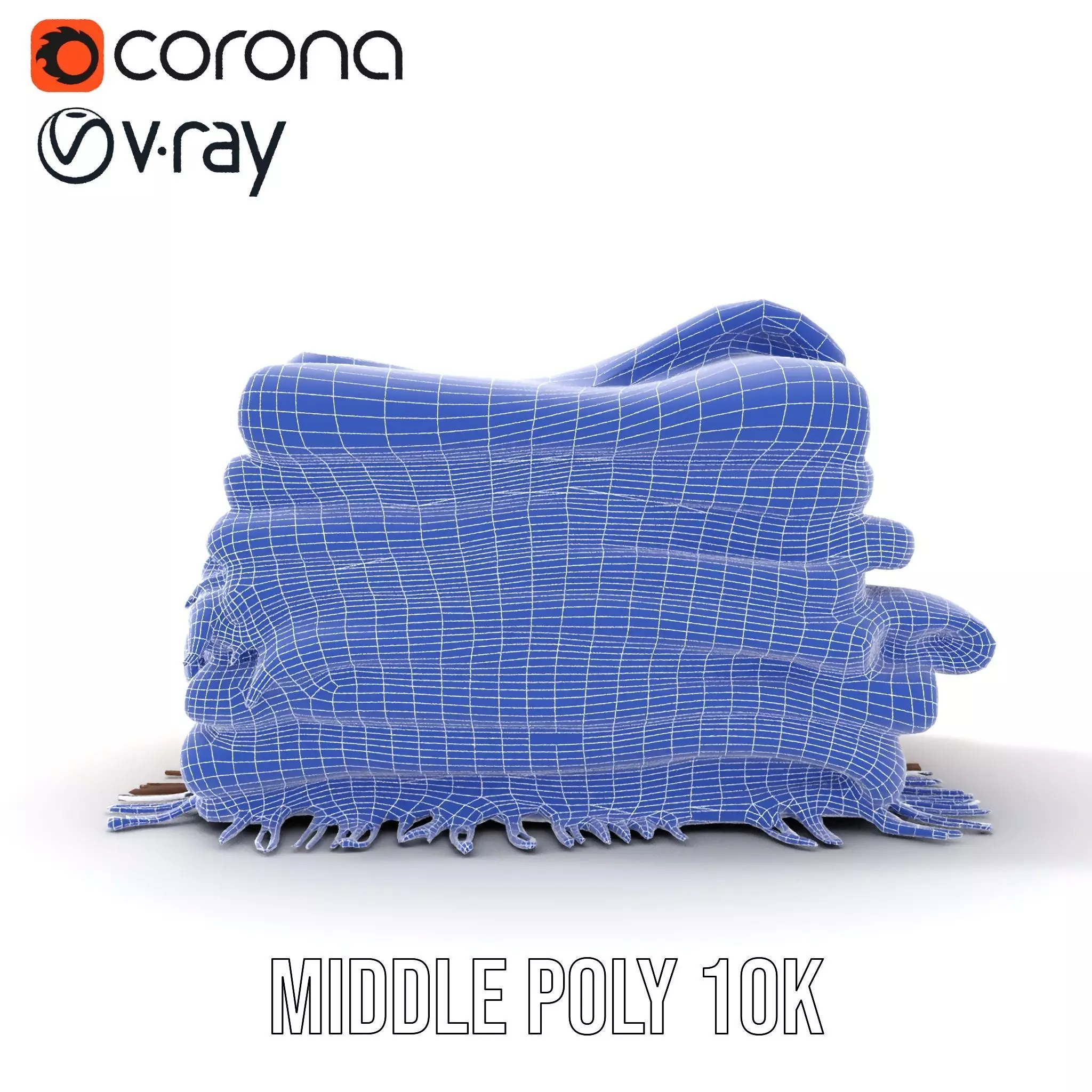 Cozy Woven Blanket model pack Low-poly 3D model_28