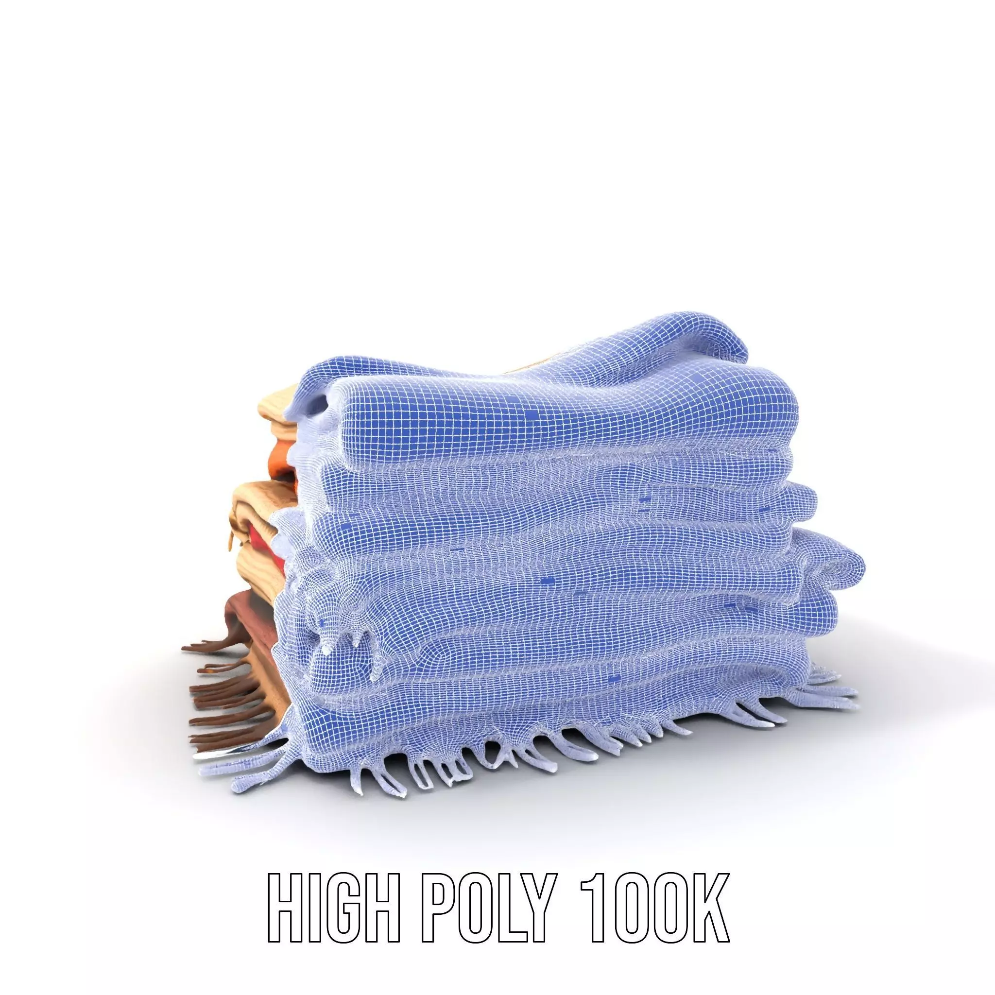 Cozy Woven Blanket model pack Low-poly 3D model_5