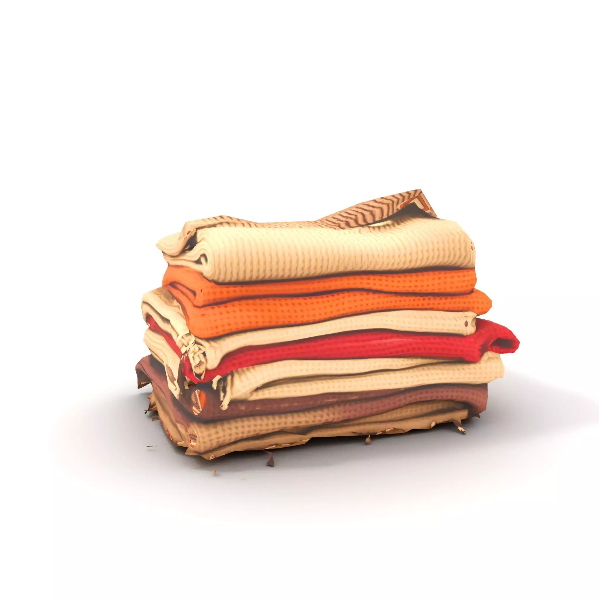 Cozy Woven Blanket model pack Low-poly 3D model_29