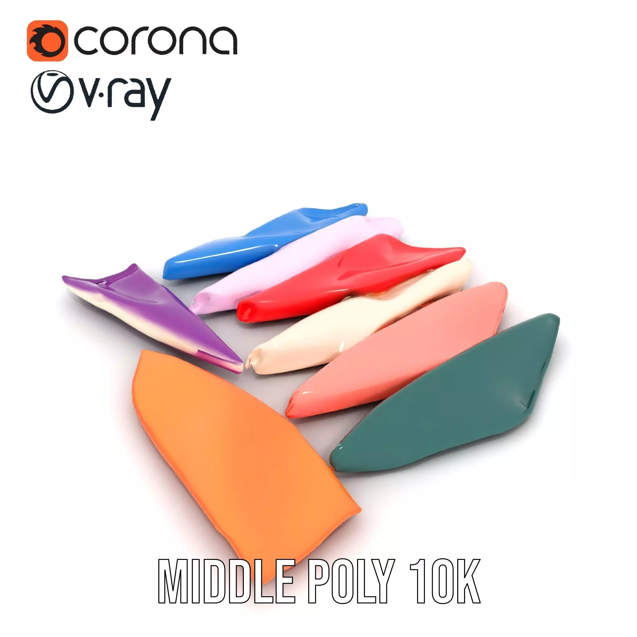 Colorful Fabric Napkin model pack Texture_7