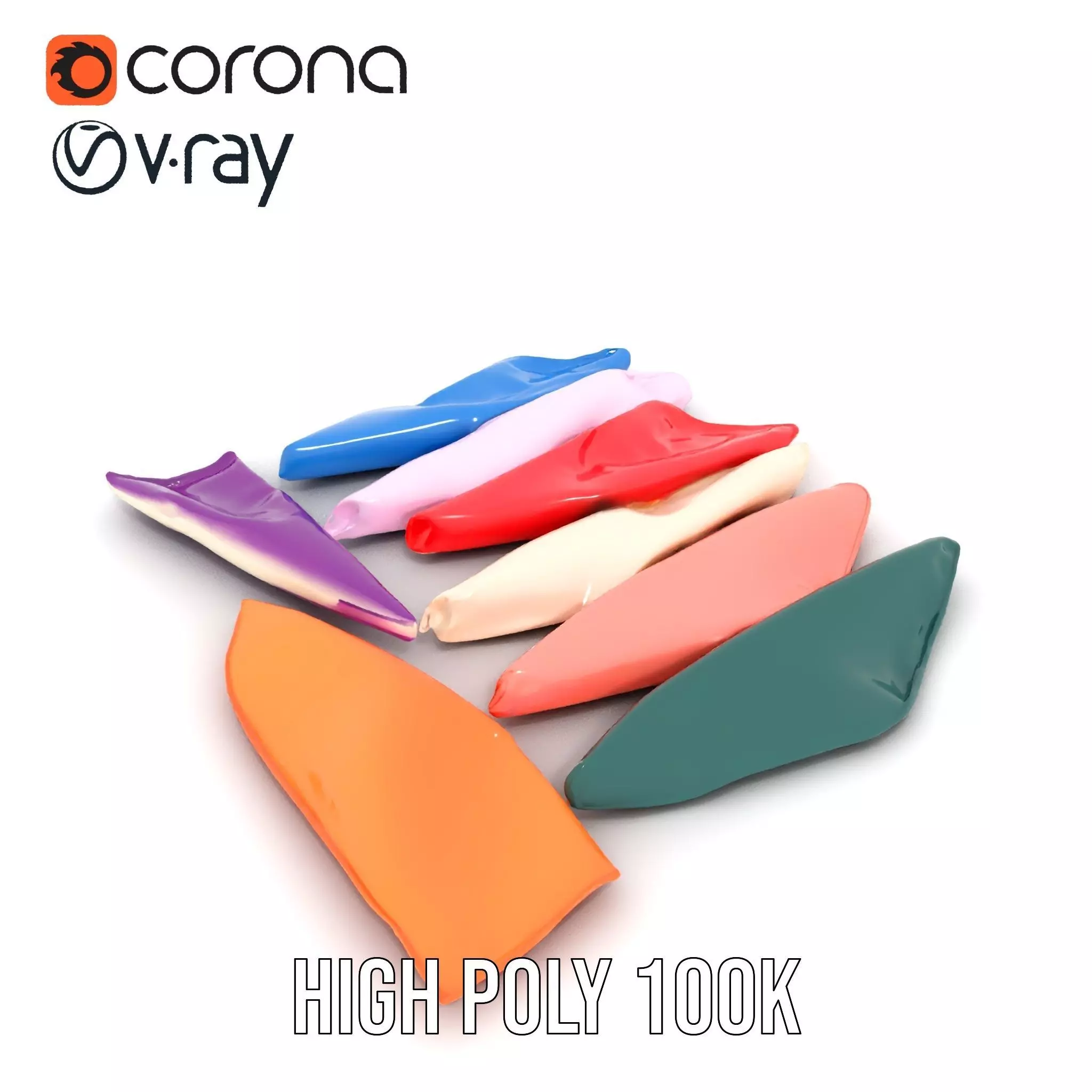 Colorful Fabric Napkin model pack Texture_22