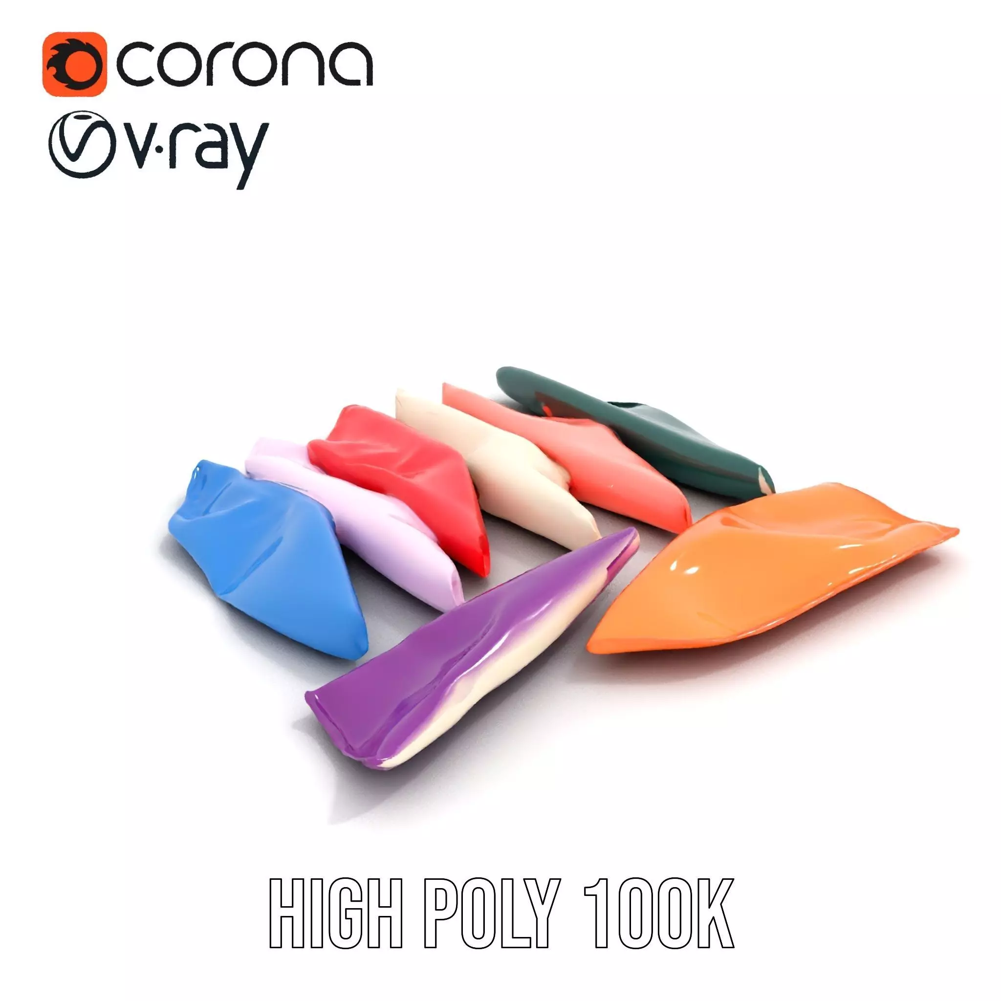 Colorful Fabric Napkin model pack Texture_25